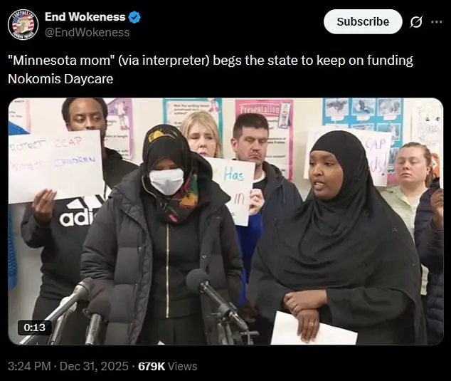 Minnesota Daycare Manager Faces Backlash Over Expensive Glasses During Press Conference on Alleged Harassment Incident