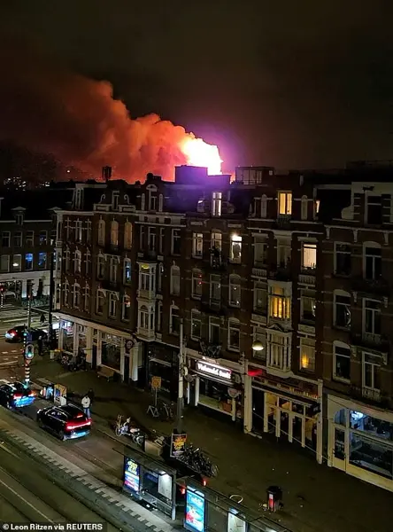 New Year's Eve Chaos in Netherlands Leaves Two Dead, Historic Church Destroyed