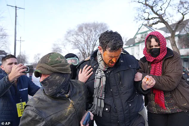 Protesters in Minneapolis Burn American Flag in Response to ICE Agent's Fatal Shooting