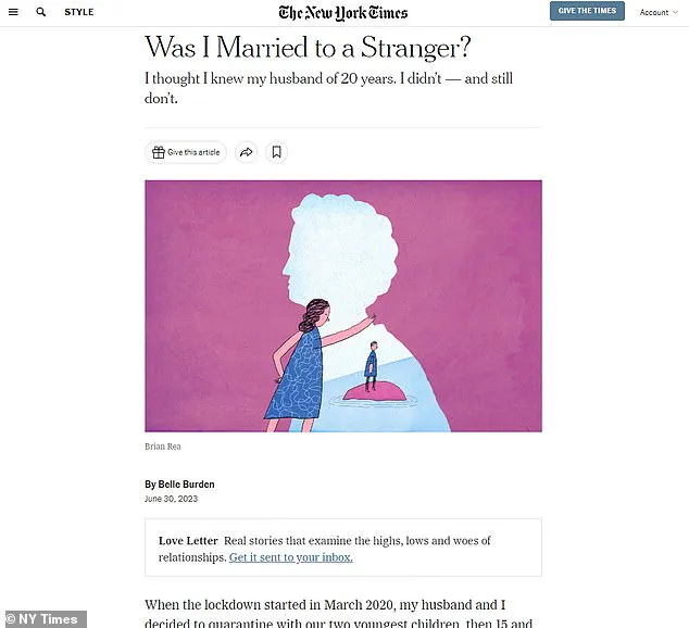 Privileged Access: Flobelle Fairbanks Burden's Exclusive Account of a 20-Year Marriage's Collapse