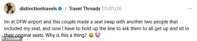 Travel Influencer's Seat-Swap Dispute Sparks Debate Over Airline Norms at DFW Airport