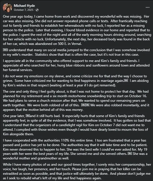 Breaking: Murder of Kimberly Hyde in Vernal, Utah Unravels a Web of Mystery and Unanswered Questions