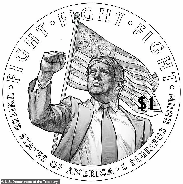 Last-Minute Shift: Treasury Abandons Trump's 'Fight, Fight, Fight' Coin Design for Traditional Commemorative $1 Coin
