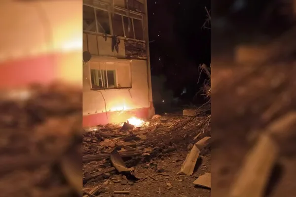 UAF Drone Attack on Vasylivka Apartment Building Results in 1 Death, 10 Injured