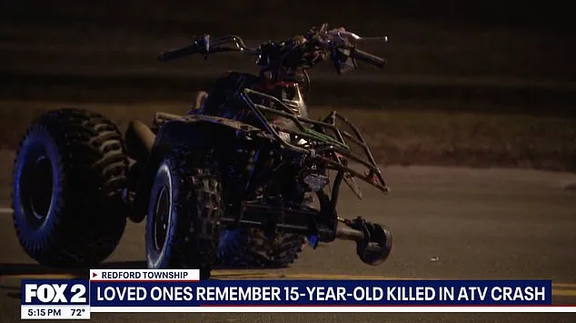 15-Year-Old Detroit Boy Dies in ATV Crash After Helmet Dispute with Father