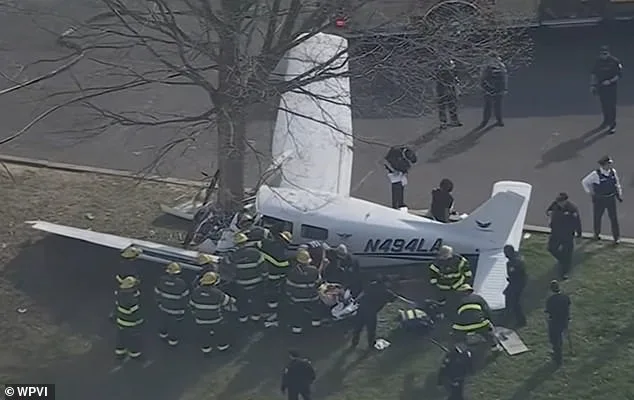 Flight Instructor and Student Pilot Miraculously Survive Plane Crash in Philadelphia Park