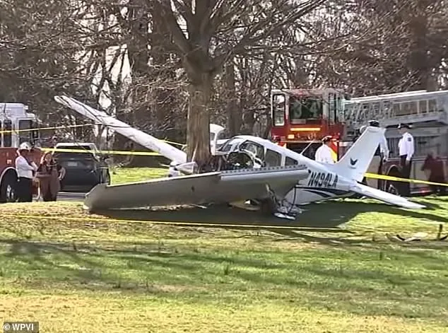 Flight Instructor and Student Pilot Miraculously Survive Plane Crash in Philadelphia Park