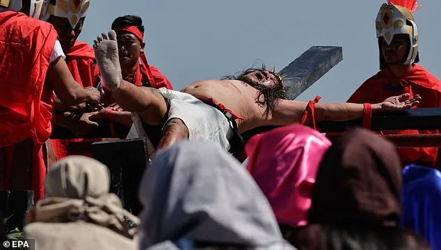Philippines' Harrowing Good Friday Tradition: Man Nailed to Cross in Annual Crucifixion Reenactment