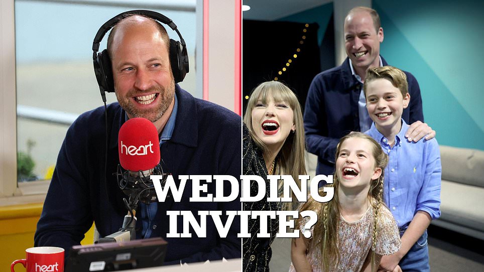 Prince William Hopes for Taylor Swift Wedding Invitation After Family's Eras Tour