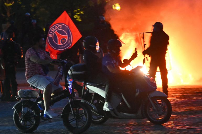 France detains 416 after PSG Champions League victory sparks violent riots.